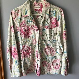Marsh Landing floral blazer